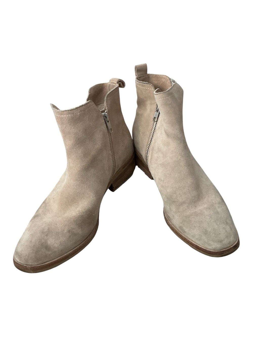 Chelsea & Violet soft Suede Chelsea Boot in bone leather collegiate fall flannel